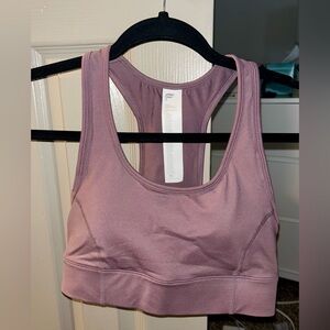 NWOT Fabletics Mauve/Pink On-The-Go Medium Impact Sports Bra